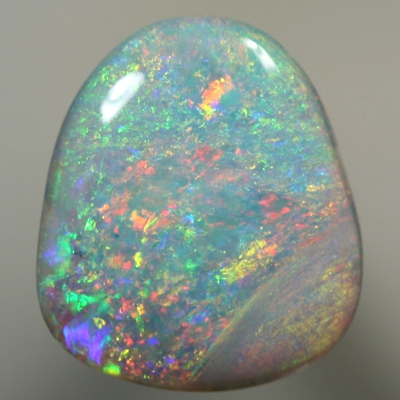 SOLID SEMI BLACK OPAL Bright orange contrasts with green over blue SEE VIDEO
